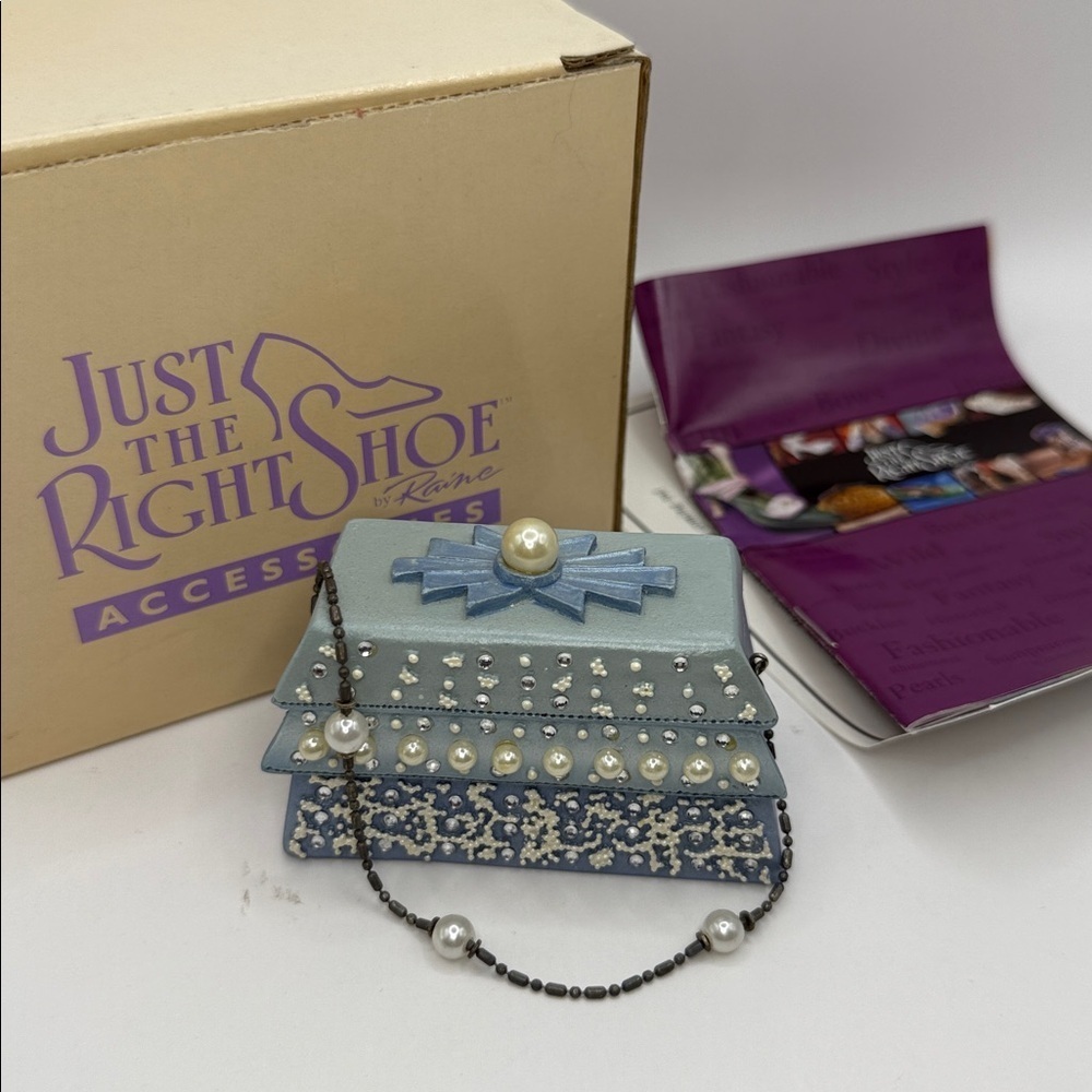 Just the Right Shoe Accessories by Raine Frosted Fantasy Box Handbag Item 26409
